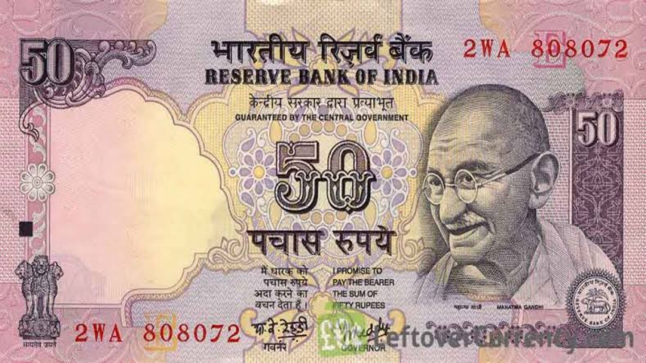 50 rupees note